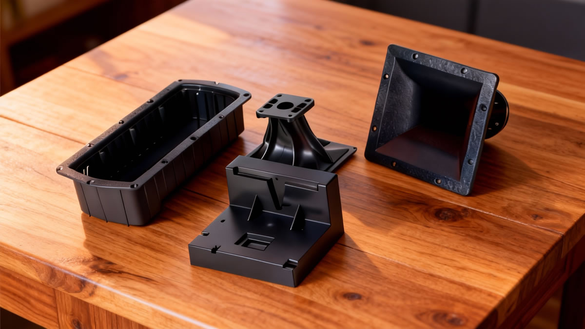 Fabricante de Moldes de Inyección para Componentes de Altavoces en China