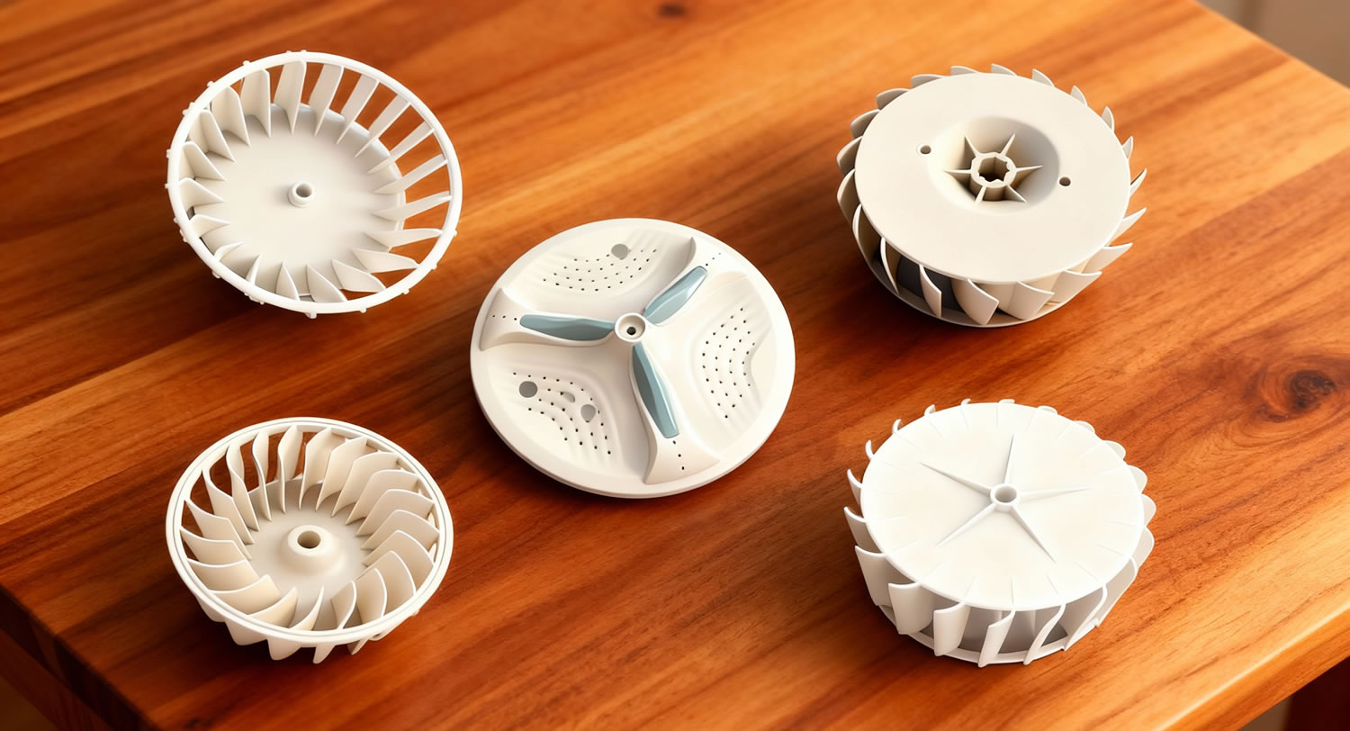 Moldes de Inyección Doble para Piezas de Lavadoras en China