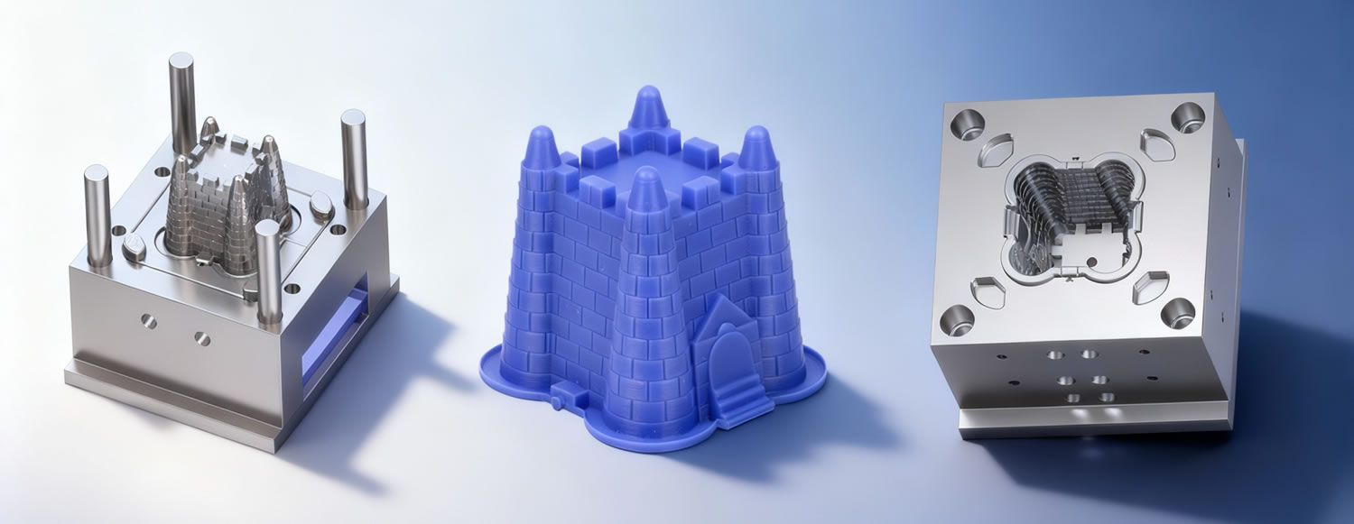 Moldes de Inyección para Juguetes PP/ABS en China