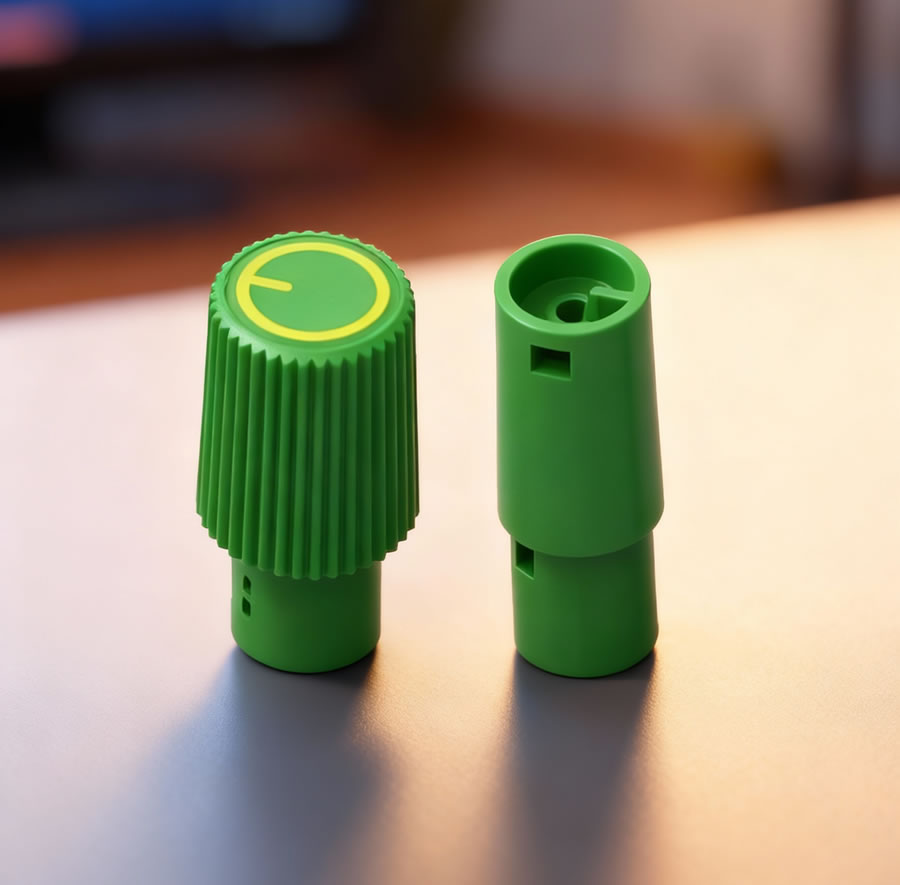 Moldes de Inyección de Doble Material para Botones en China