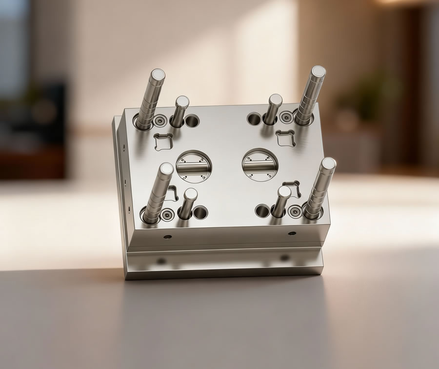 Moldes de Inyección de Doble Material para Botones en China