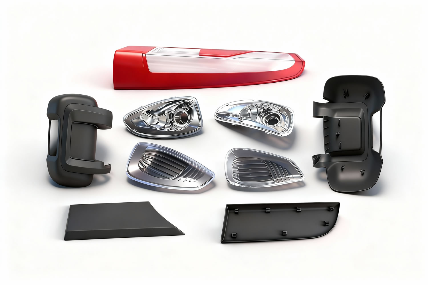 GP Mold: Commercial vehicle parts injection molds, rearview mirror and headlight plastic molds, custom precision injection molds, Chinese plastic mold manufacturer.