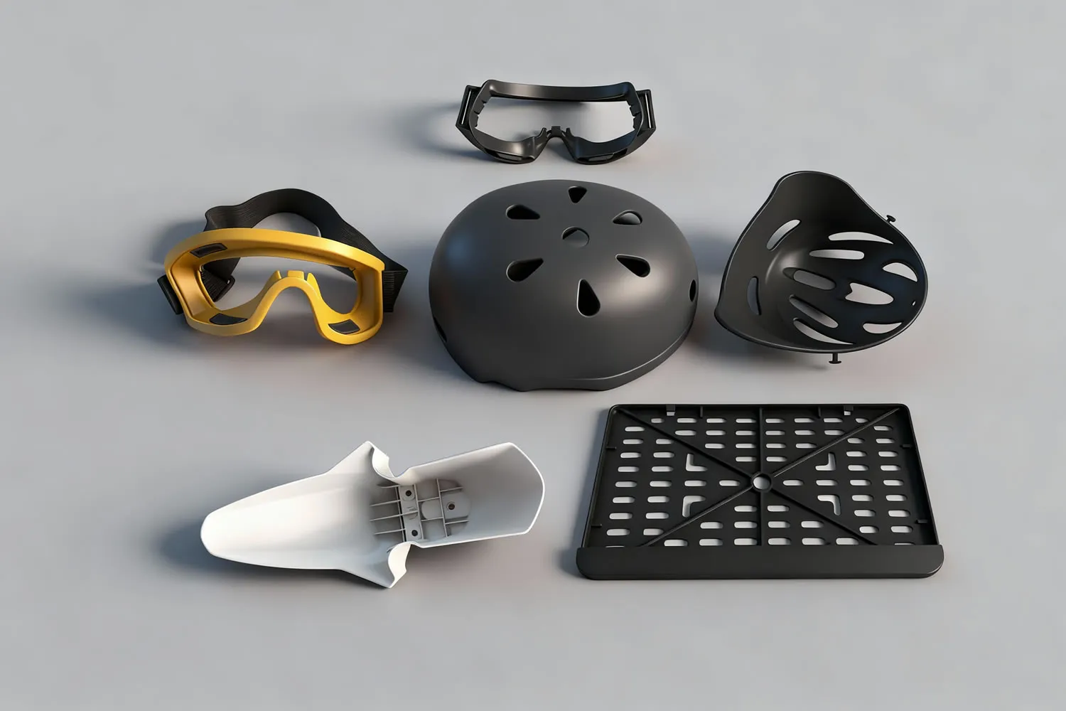 Custom Motorcycle Helmet Fender Injection Mold China